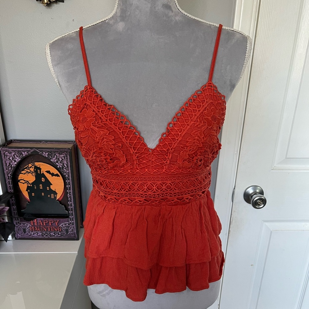 Chic Crotchet Camisole Top
